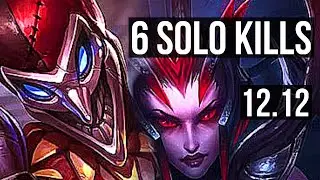 SHACO vs ELISE (JNG) | 6.0M mastery, 9/1/3, 1200+ games, 6 solo kills | EUW Master | 12.12