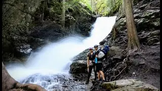 Hiking to a Falls in Vernon BC