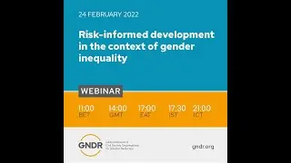 Risk-informed development in a context of gender inequality