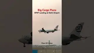 SF Airlines B747-400 landing at Delhi Airport #aviation #airport #b747 #landing #delhi