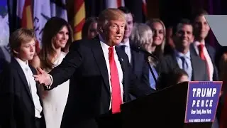 Donald Trump pushes unity in victory speech