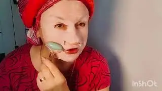 I'm doing a rejuvenating mask before a celebration😊