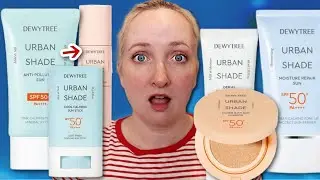 Dewy Tree URBAN SHADE SPF50 SUNSCREEN Brand Review + Swatches