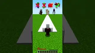 Minecraft Cold Damage vs Different Mobs (はいよろこんで) #minecraft #shorts