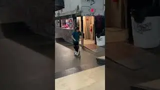 Long feeble grind #newlearn #scootering #tricks