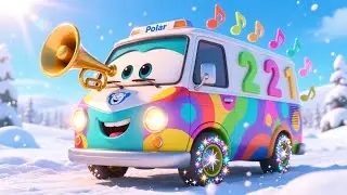 Learn ABCs on Polar Van ❄️🚐 | Fun Alphabet Learning for Kids | Preschool ABC Video