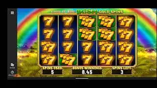 Luck o the Irish gold spins bonus