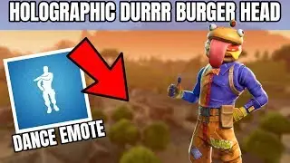 Dance inside a HOLOGRAPHIC DURRR BURGER HEAD - LOCATION WEEK 4 CHALLENGES FORTNITE SEASON 9