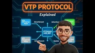 شرح protocole vtp بالدارجة  /infrastructure digitale M201 #networking #vtp #réseaux #informatique