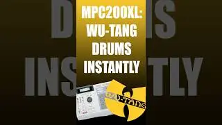 Wu-Tang drum sound INSTANTLY on the MPC2000XL