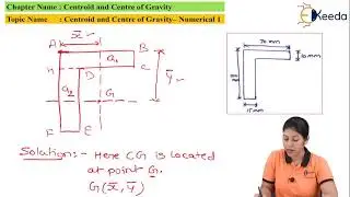 Решение задачи 1 о центре тяжести | GATE Civil Engineering