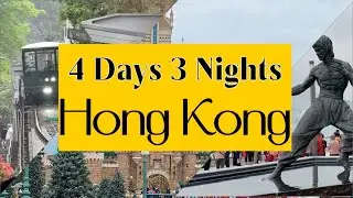 Ultimate 4 Days in Hong Kong: Big Buddha, Disneyland, Victoria Peak & More | Travel Guide 2024