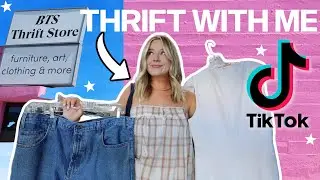 come thrift with me at a HIDDEN GEM thrift store in LA! (according to tiktok lol)