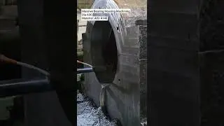 Precision machining of a massive bearing housing for a rolling mill!