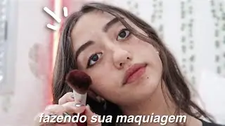 asmr - fazendo sua maquiagem | tapping, sons de boca e sons de creme