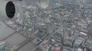 Sun Air of Scandinavia Dornier 328 Jet ✈ Stunning London City Approach & Landing