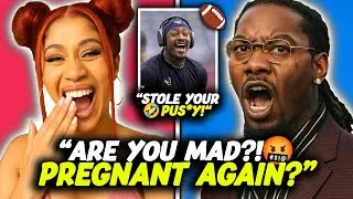 Offset LOSES IT As Cardi B Confirms Baby #4 With Stefon Diggs | Album SABOTAGE?!