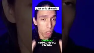&iquest;qu&eacute; es la sinopsis? | Dale click ⬆️ para el video completo sobre gui&oacute;n #guion #cine #cinemoderno