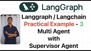 Practical Example with Langgraph/Langchain(3) MultiAgent with Supervisor Agent #langchain #langgraph