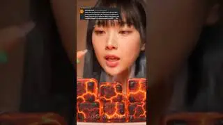 Molten Lava Cube ASMR 🍯🔥 | Half-Bite Gooey Mukbang #asmr #asmrvideos #eating #oddlysatisfying