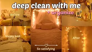 Deep Clean With Me 🧹 | Satisfying Room Transformation & Reset✨