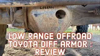 Low range Offroad Toyota Differential armor : Review