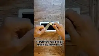 #unboxing a very special custom knife by #l'artigiano di #scarperia #pocketknife #traditional #italy