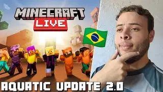🇧🇷 MINECRAFT LIVE 2025 AO VIVO - AQUATIC UPDATE 2.0?