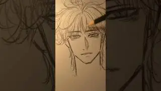 draw male face #sketch #artdrawing #artist #drawingtutorial #satisfying