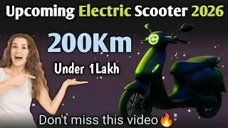 Upcoming electric scooter 2026 🔥। Best electric scooter 2026 #evscooter 