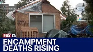 Death at encampment raises questions of regional homelessness | FOX 13 Seattle