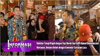 Rafathar Tutupi Wajah dengan Topi Merah Saat Raffi Ahmad Diwawancarai Wartawan, Netizen Heboh