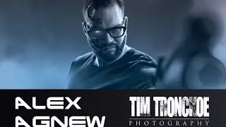 Behind-the-scenes at Alex Agnew's photoshoot with Tim Tronckoe