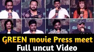 GREEN movie Press meet video Uncut | Gopal Deshpande | Balaji Manohar | Rj vicky | Raaj vijay 