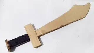 Diy sword made of cardboard/inventive AB