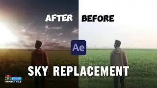 Easy Sky Replacement in After effect ||Fix all issue||After Effect Tutorial