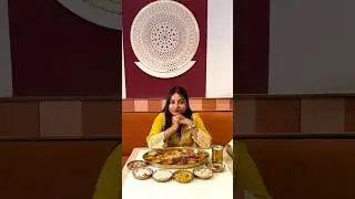 Unlimited Rajasthani thali at Pure vegetarian restaurant in Bangalore #bangalore