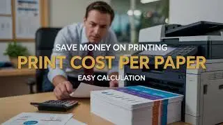How To Calculate Printing Cost Per Paper ? | Easy Step By Step Calculation