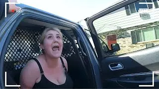 Woman Goes Crazy After Calling Police on Her Boyfriend