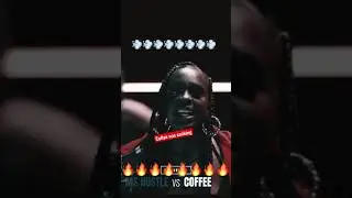 Coffee was going in vs mshustle #battlerap #coffee