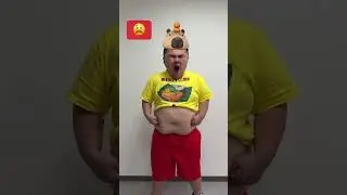 [TikTok] Милая реакция толстяка весом 120 кг.