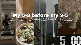 DAY IN MY LIFE | 5AM MORNING ROUTINE BEFORE MY COOPERATE  9&ndash;5