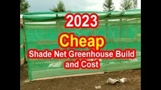 How to build a cheap #greenhouse cheaply | #CheapGreenhouse | Cheap Greenhouse build DIY Greenhouse