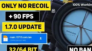 Pubg NO RECOIL 90 FPS CONFIG OBB || NO RECOIL 90 FPS- BGMI + GL + KR