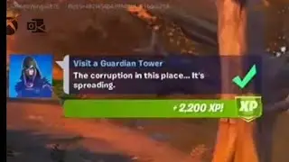 Fortnite Challenge - Visit a guardian tower - Chapter 2 Season 6