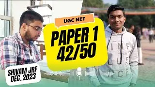 Paper 1 में 42/50 कैसे आयेंगे। UGC Net/JRF 2024