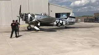 P-47 Thunderbolt Engine Run Up