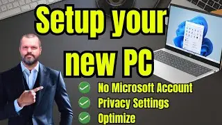 Новый компьютер? Настройте его правильно (без учетной записи Microsoft!)