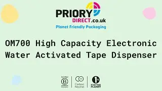 Demo Video - OM700 High Capacity Electronic Water Activated Tape Dispenser