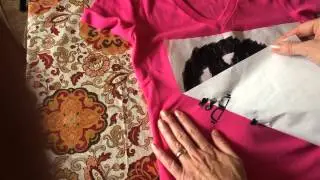 Cheap screen printing with Silhouette and freezer paper